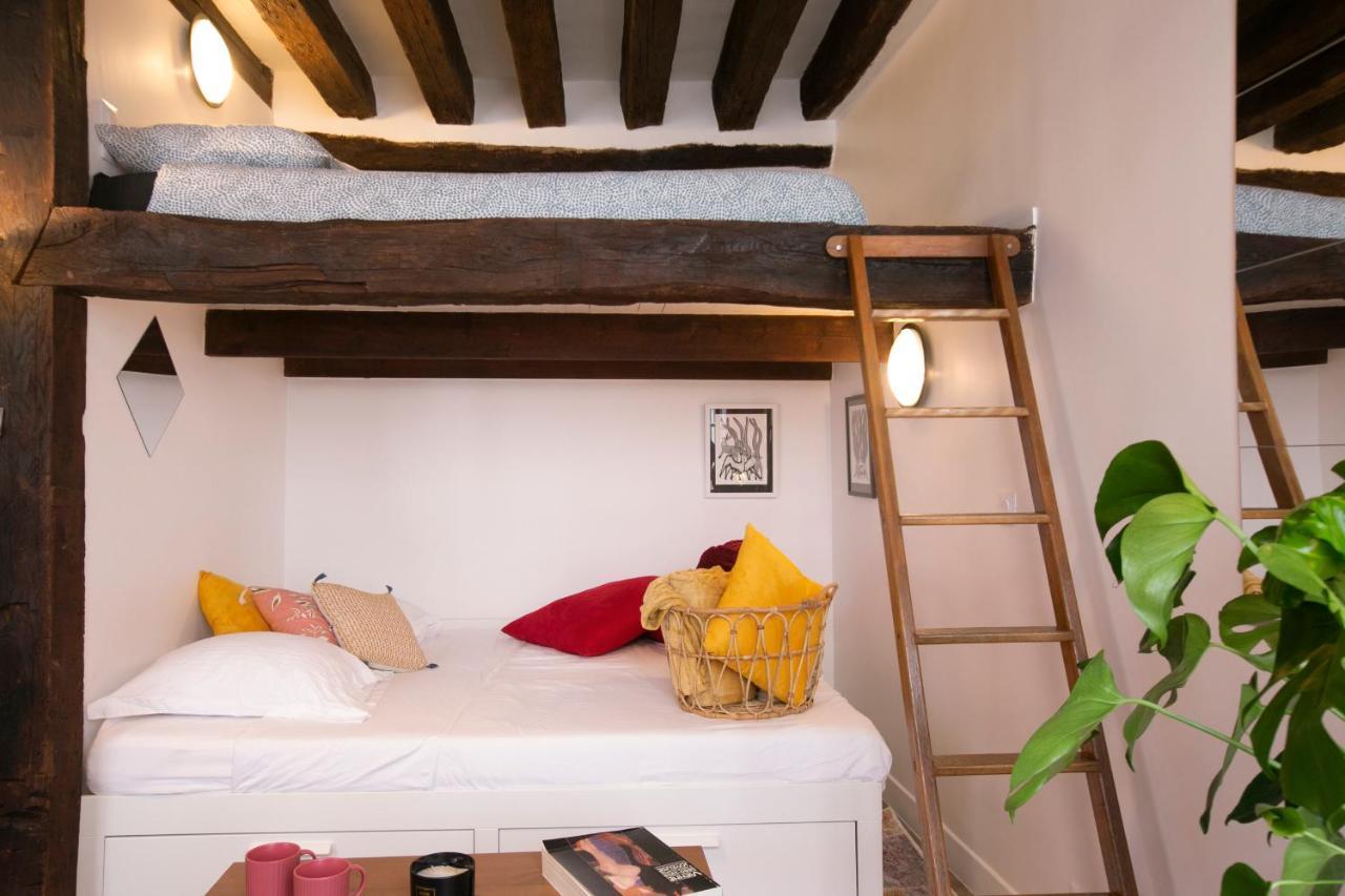 Authentic Apartment In Center Of Parisian Marais 外观 照片