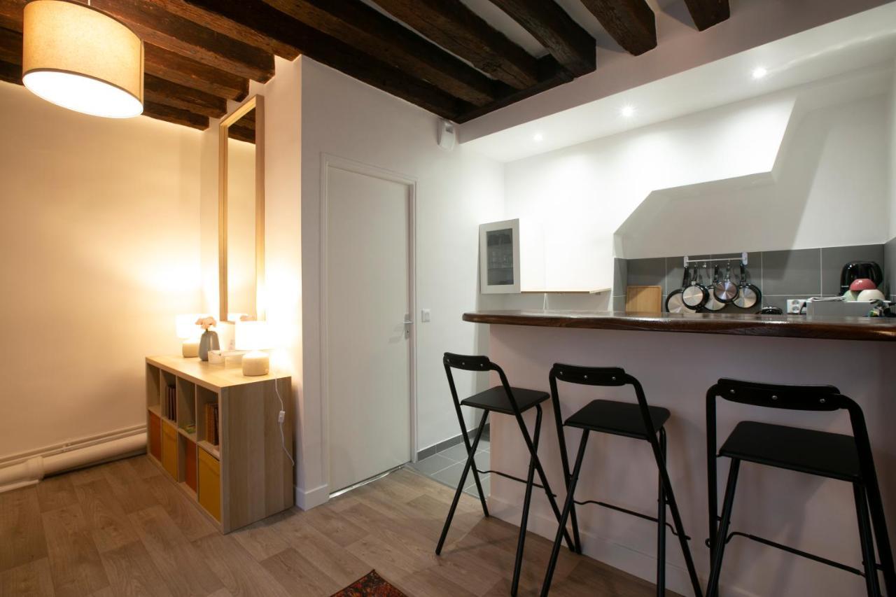 Authentic Apartment In Center Of Parisian Marais 外观 照片