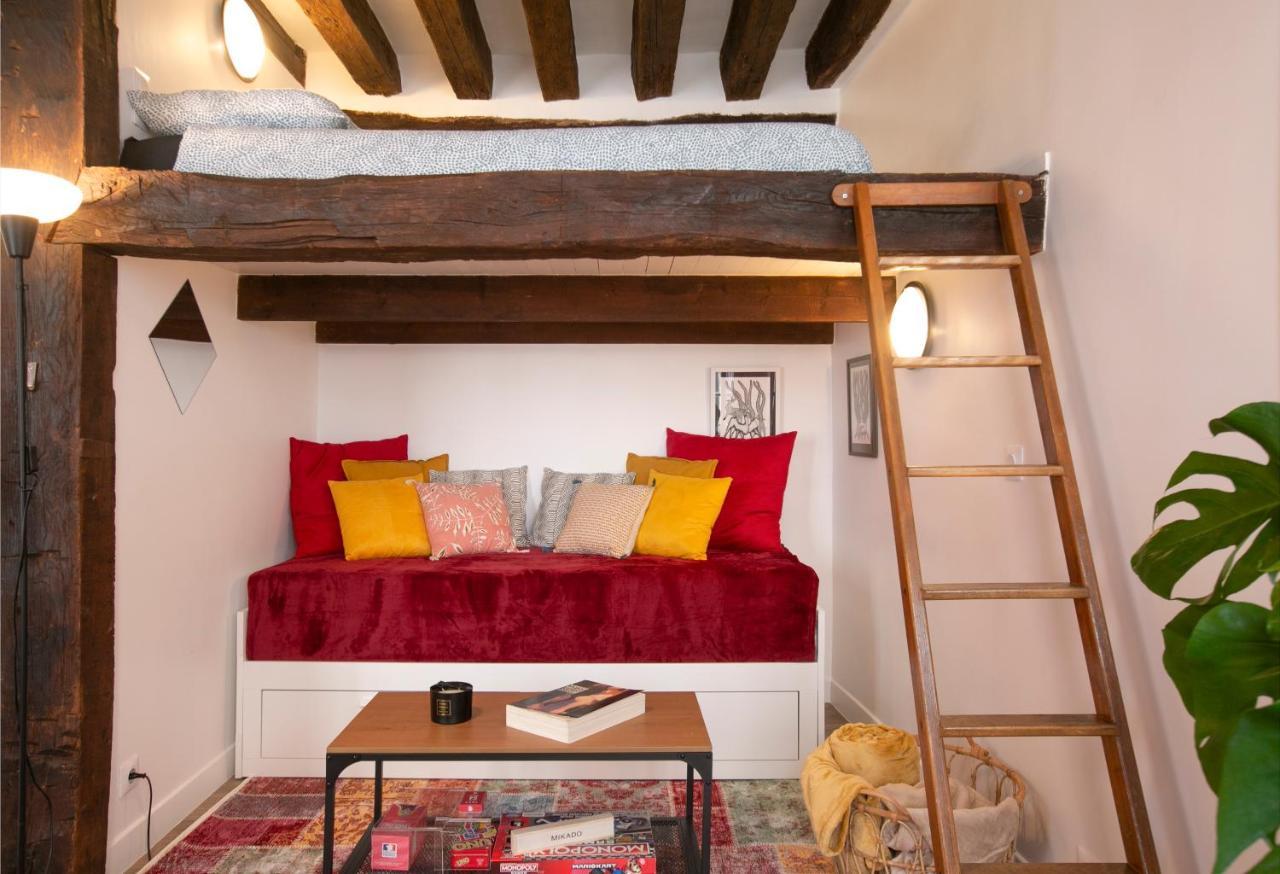 Authentic Apartment In Center Of Parisian Marais 外观 照片